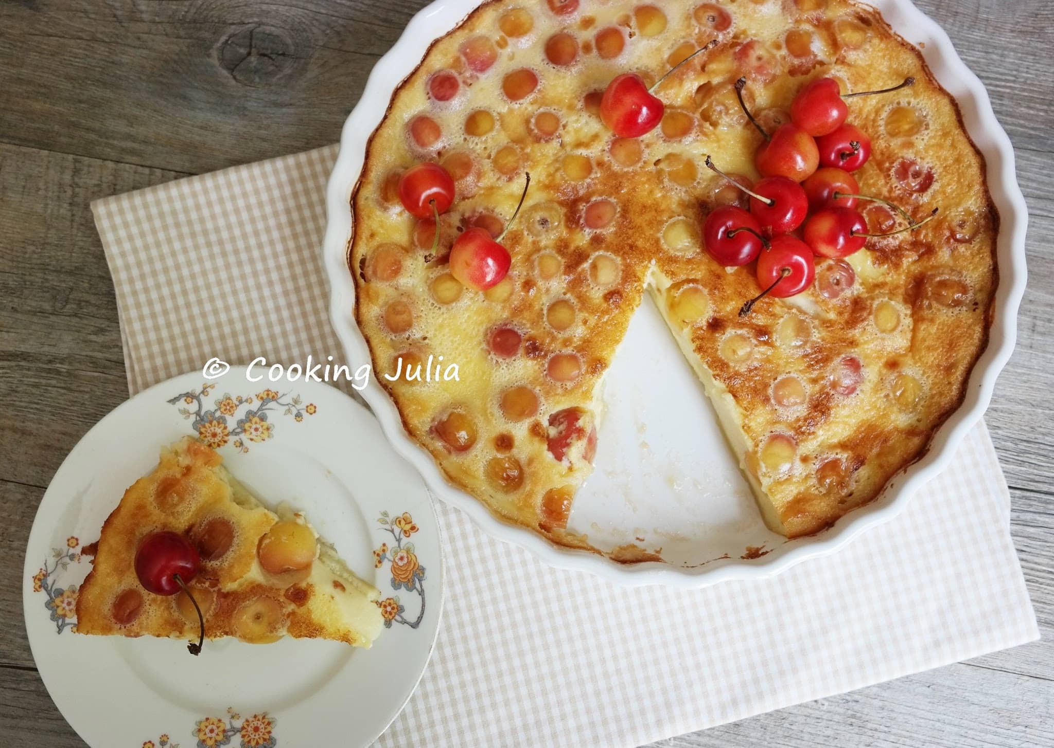 CLAFOUTIS FLAN AUX CERISES NAPOL ON