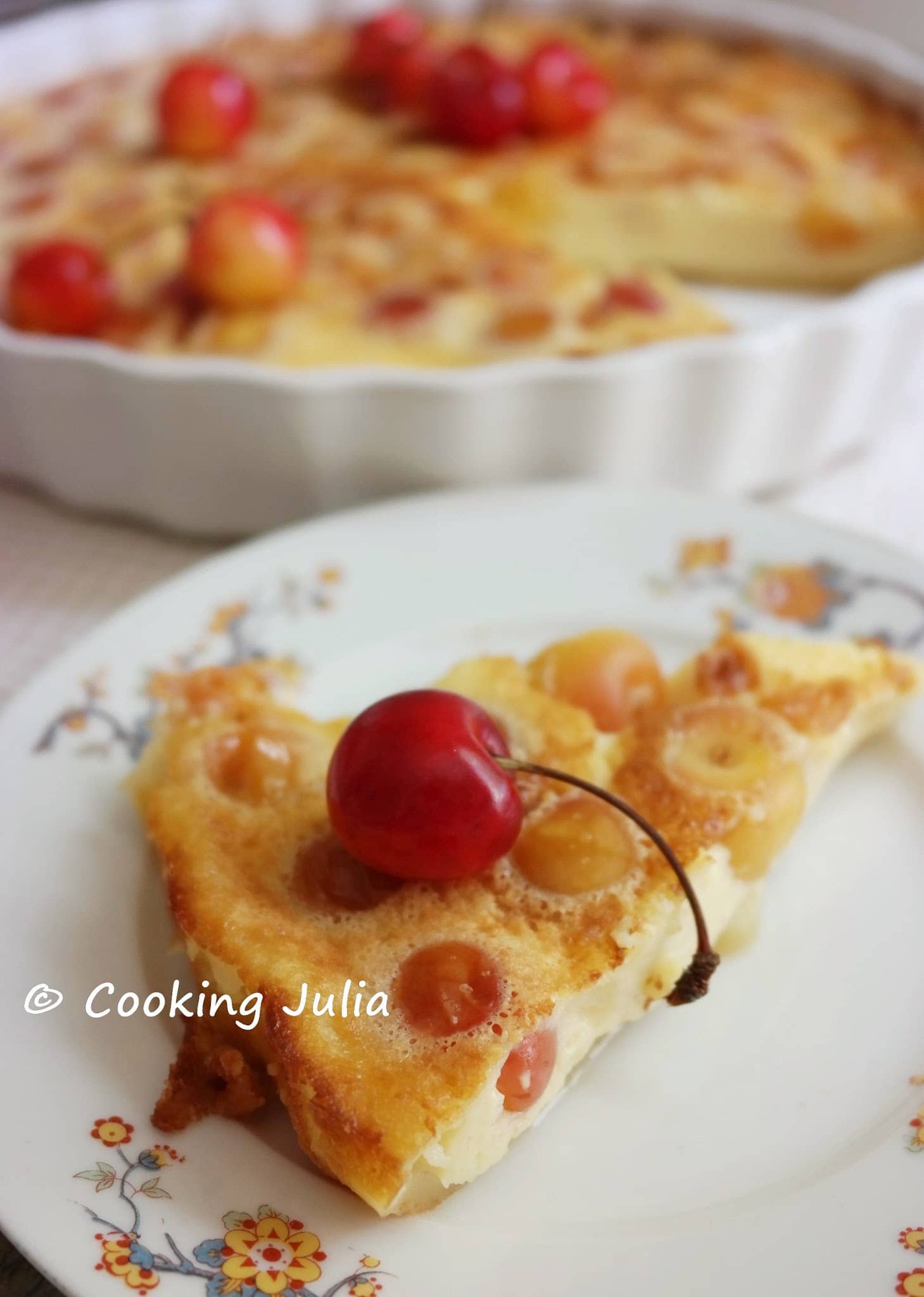 CLAFOUTIS FLAN AUX CERISES NAPOL ON