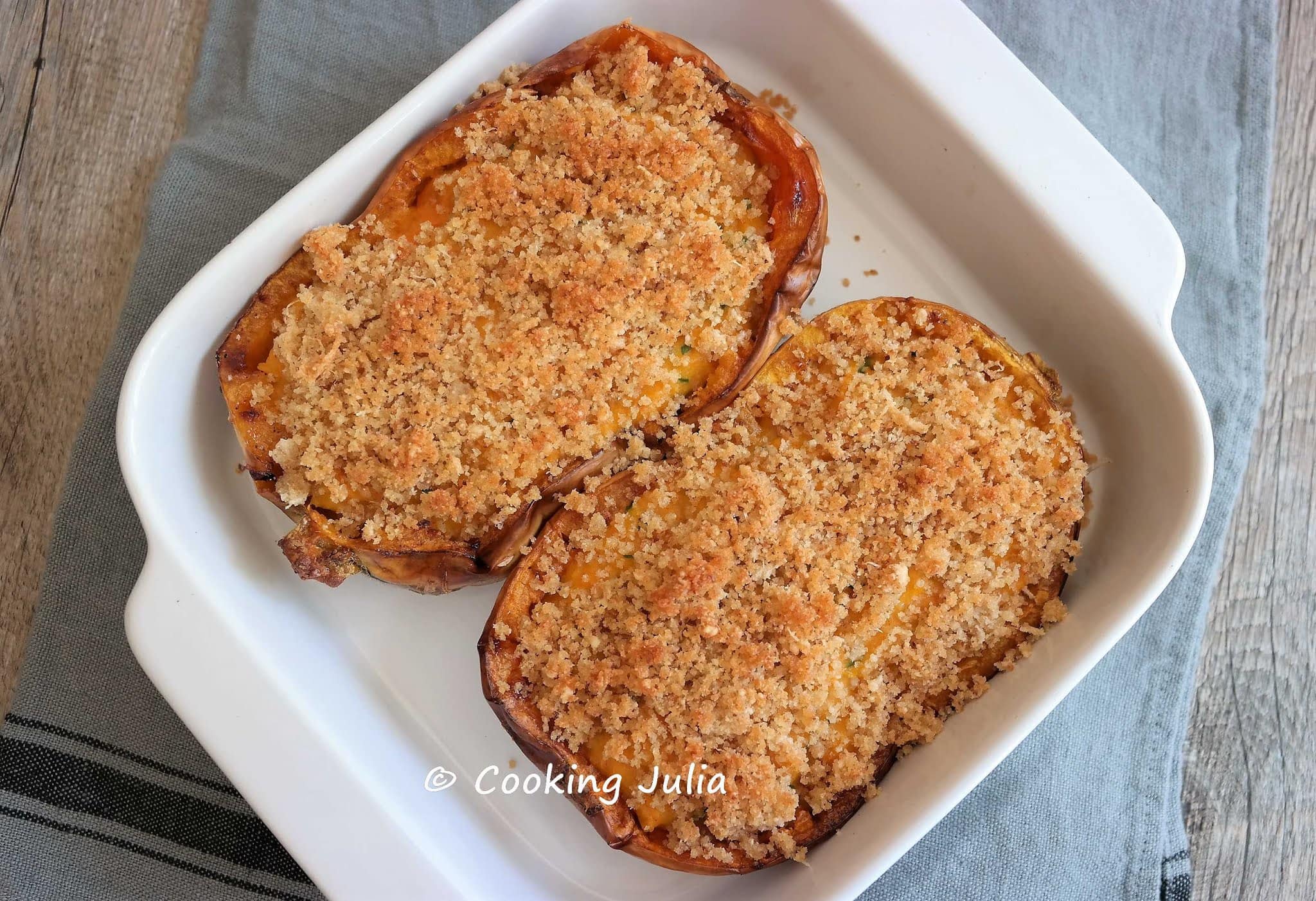 GRATIN DE BUTTERNUT AU PARMESAN