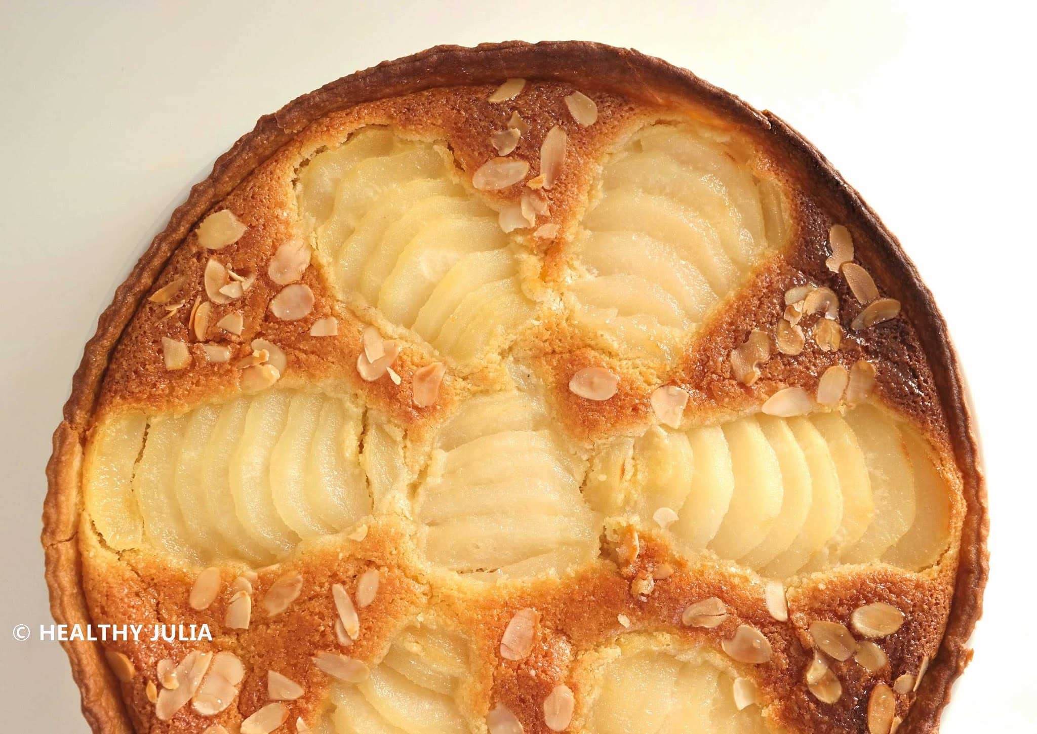 TARTE AMANDINE AUX POIRES