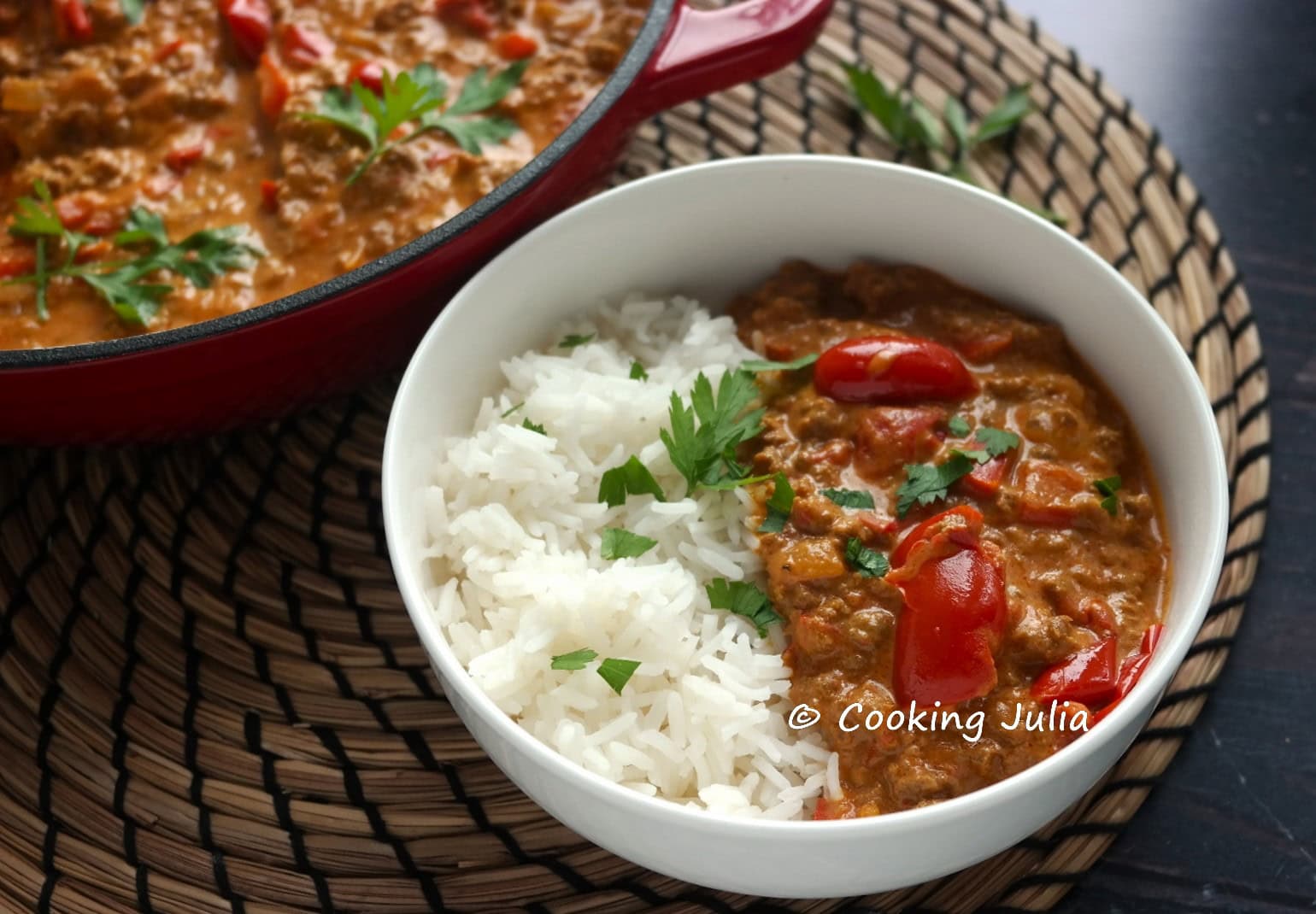 CURRY DE BŒUF HACHÉ