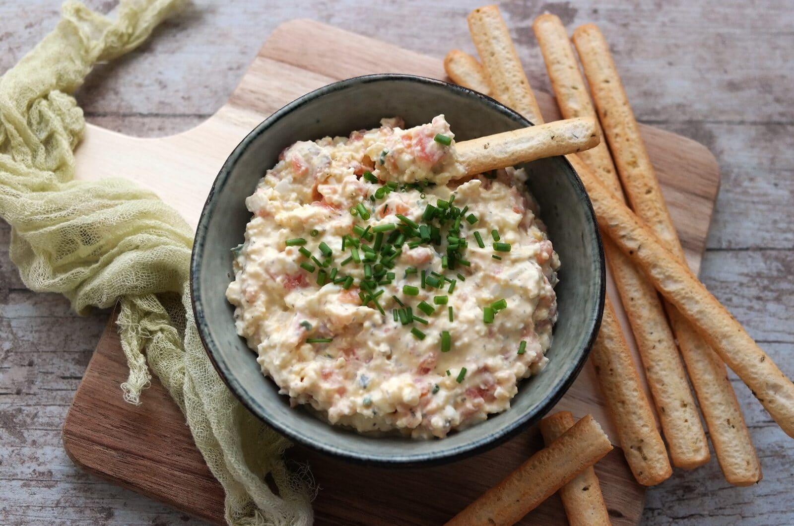 Rillettes de truite fumée aux œufs durs