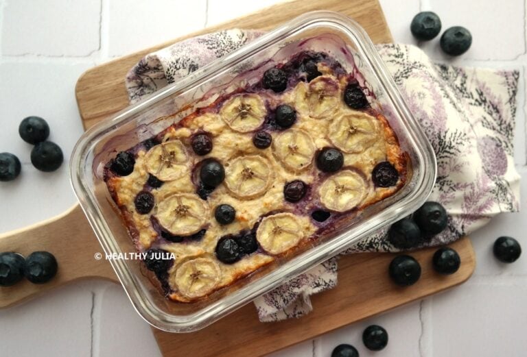 Skyrflan banane et myrtilles (meal prep)