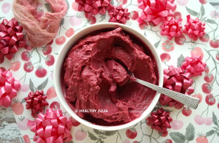 Sorbet express aux fruits rouges (sans sorbetière)